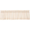 Annie Buffalo Tan Check Valance 16x72