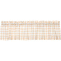 Annie Buffalo Tan Check Valance 16x72