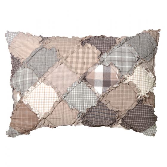 Donna Sharp Smoky Mountain Farmhouse Primitive Quilted Collection Sham