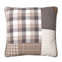 Donna Sharp Smoky Square Farmhouse Primitive Quilted Collection Decorative Pillow