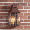 Stenton Outdoor Wall Light in Solid Antique Copper - 3 Light