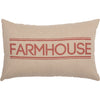 Sawyer Mill Red Farmhouse Pillow 14x22