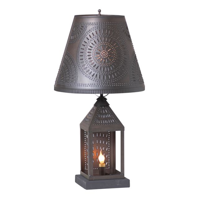 Valley Forge Lamp in Kettle Black with Shade **BACKORDERED UNTIL APRIL 2025**