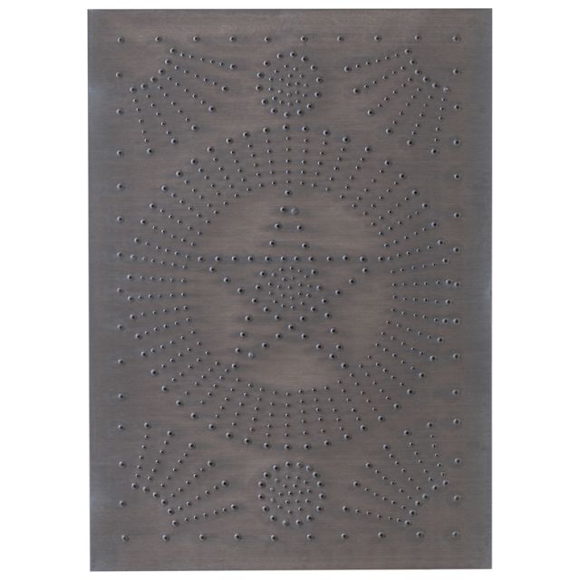 Vertical Morning Star Panel in Blackened Tin