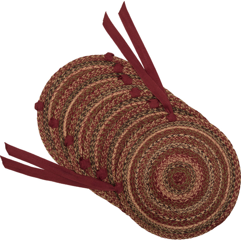 Cider Mill Jute Chair Pad Set of 6