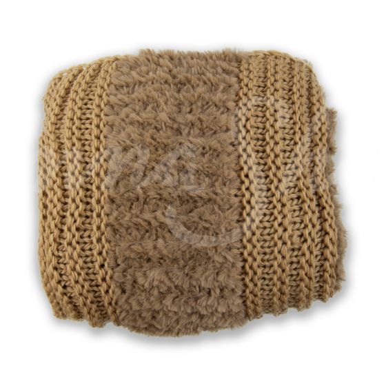 Plush Knit Throw ~ Camel