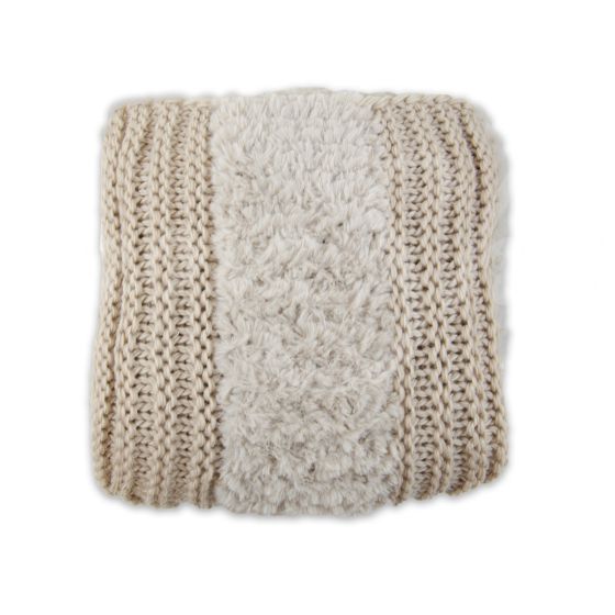 Plush Knit Throw ~ Taupe
