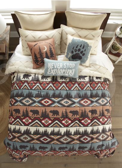 Bear Totem Comforter Collection
