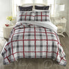 This bedding set includes one quilt and two shams.